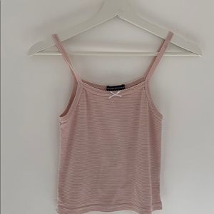 Cute baby pink tank top from Brandy Melville